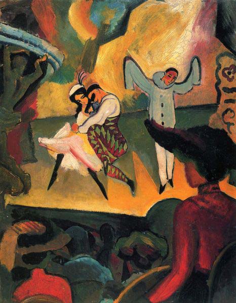 August Macke Russisches Ballett (I)